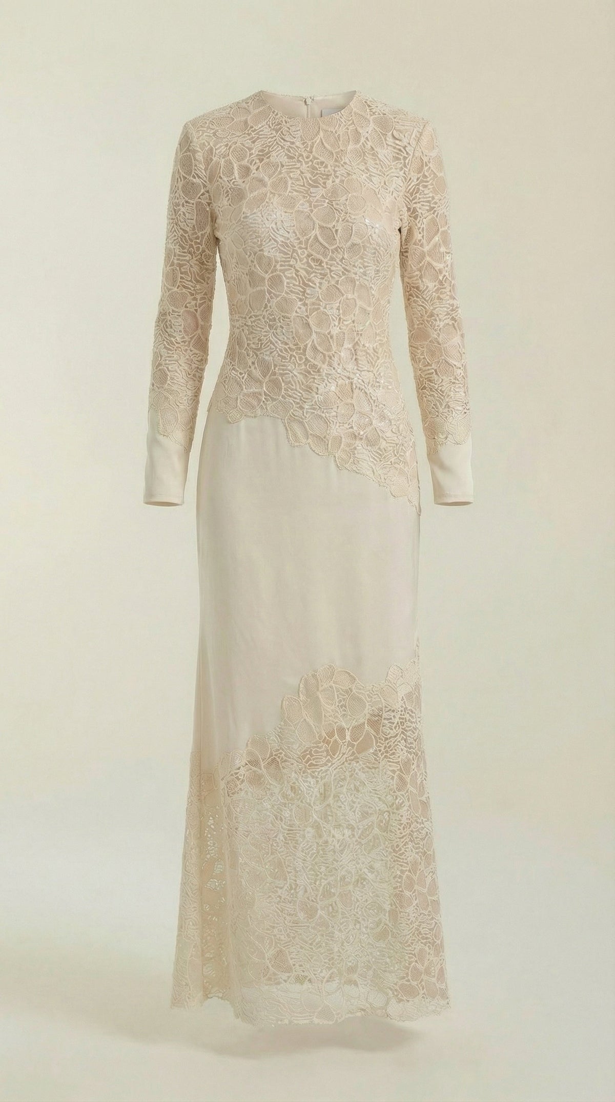 Elise | Vestido largo de lentejuelas y encaje
