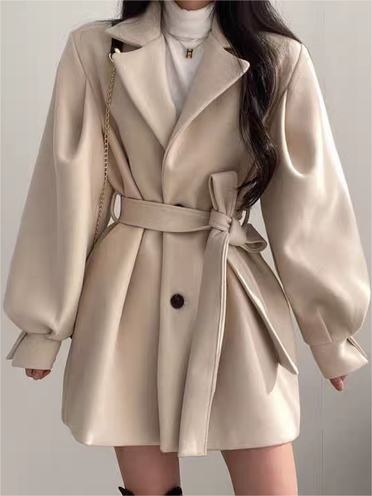 Vestido Abrigo con Cinturón Soho para Mujer
