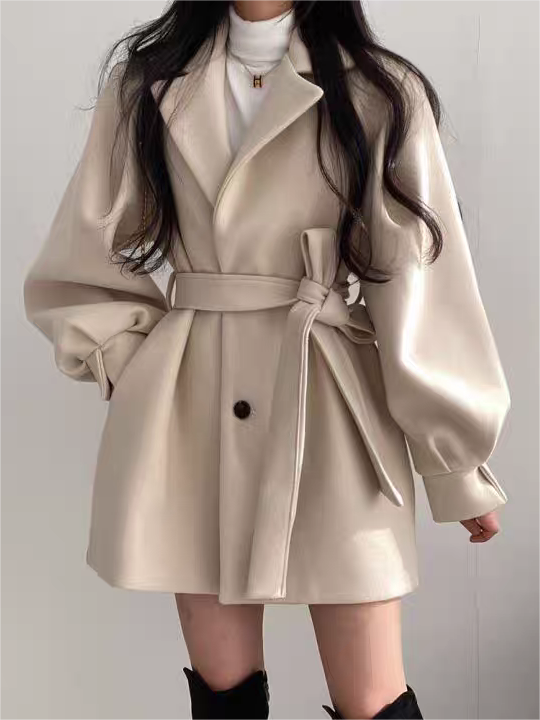 Vestido Abrigo con Cinturón Soho para Mujer