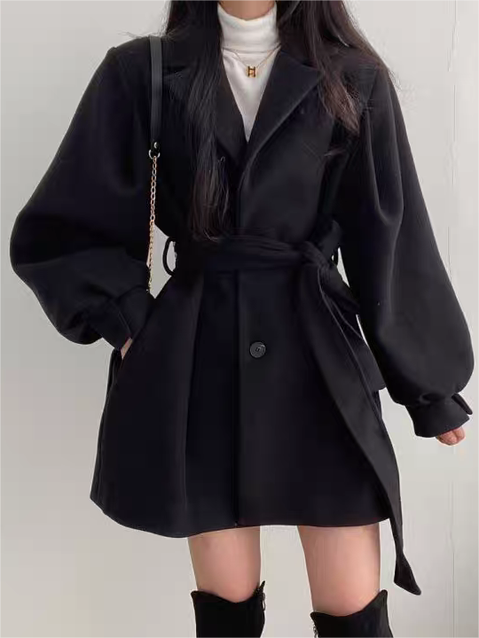 Vestido Abrigo con Cinturón Soho para Mujer