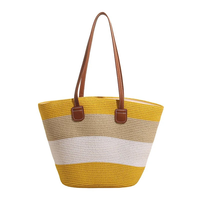 Cora | El Colorido Bolso de Paja Tejido